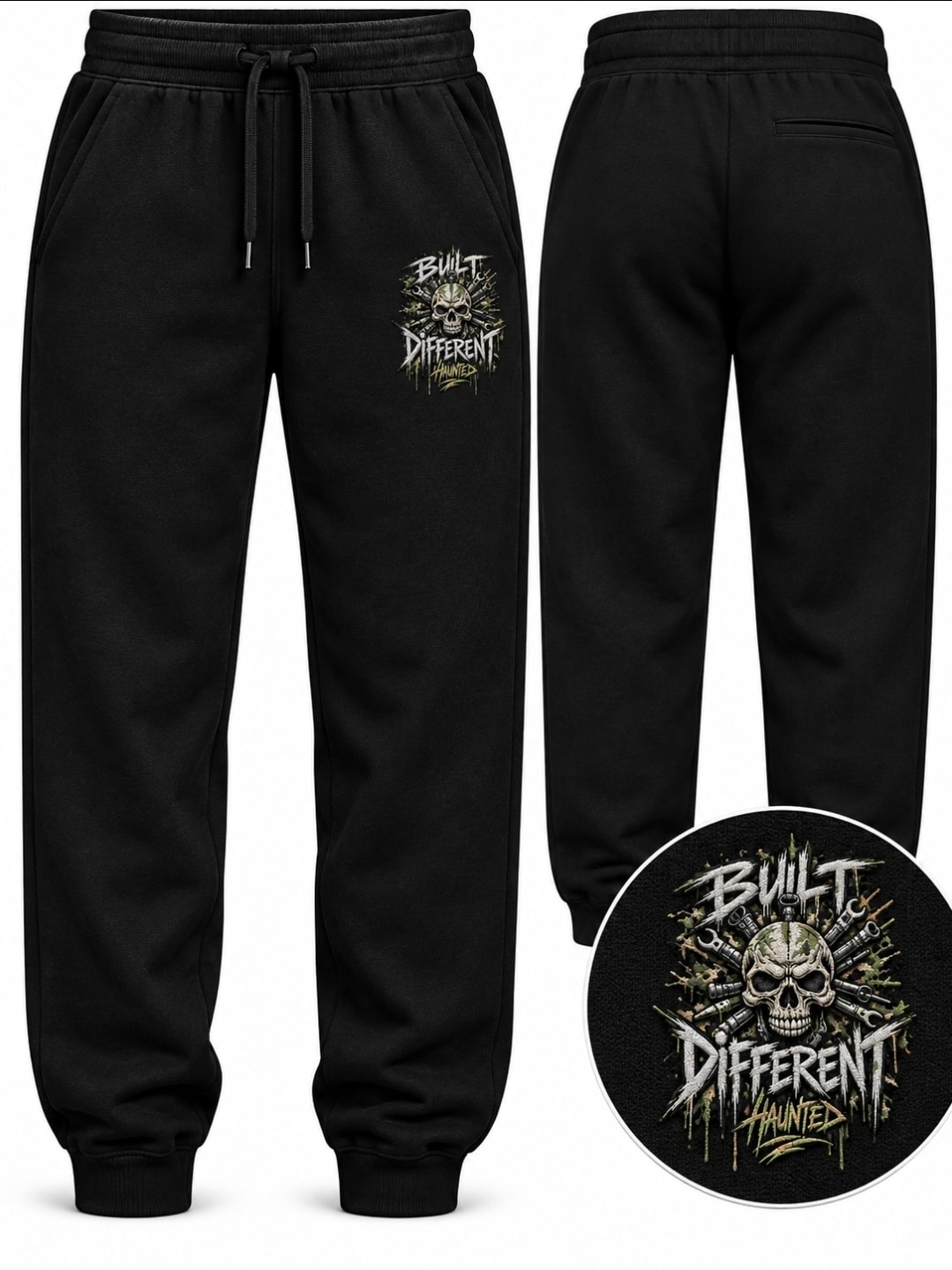 Built Different Camo Logo Sweatpants
