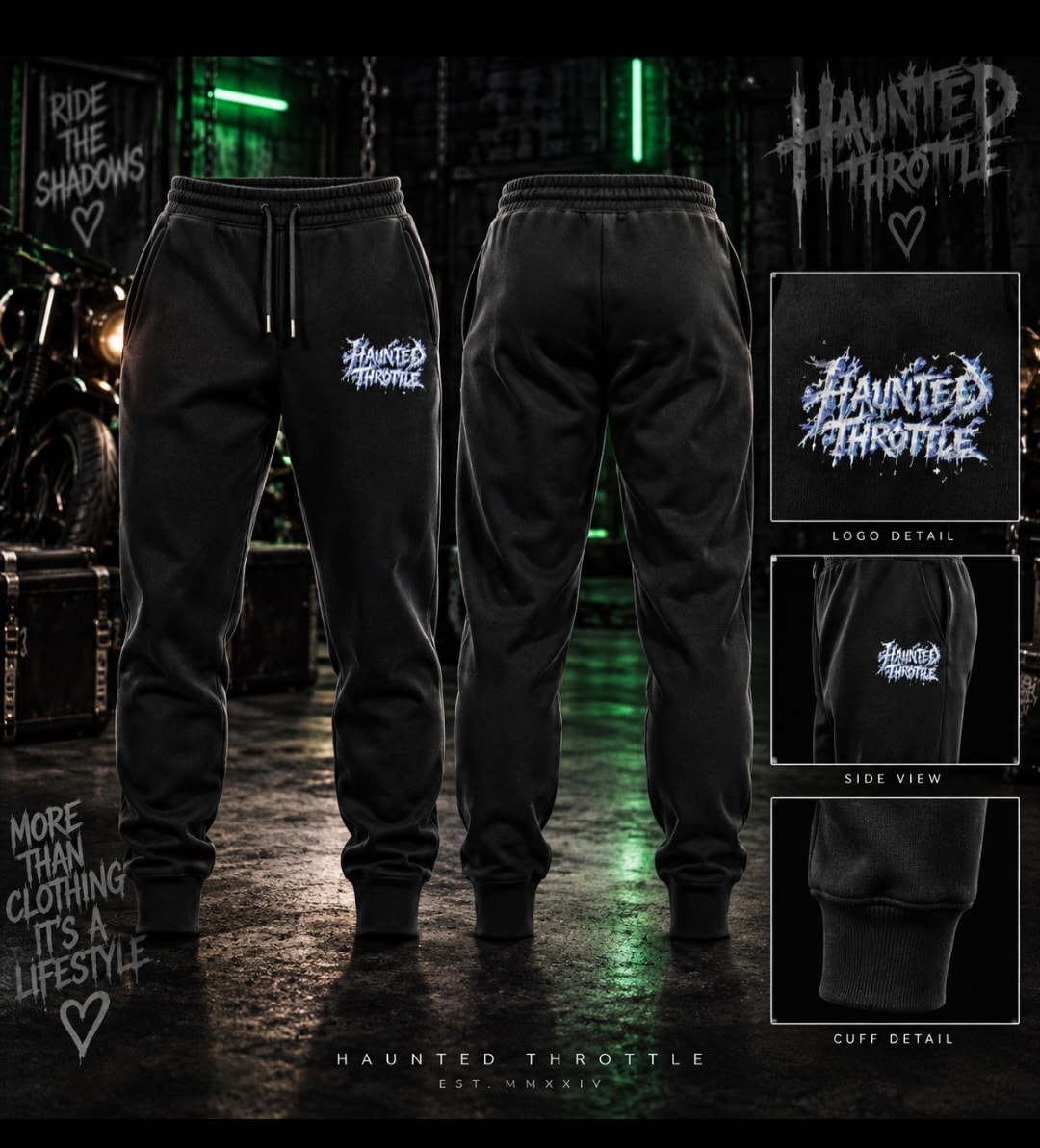 Galaxy Script Embroidered Sweatpants