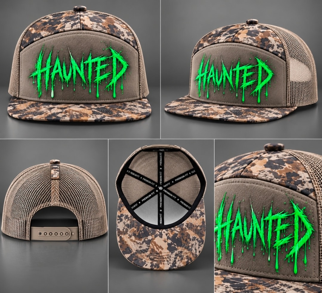 Haunted Drip Trucker Hat
