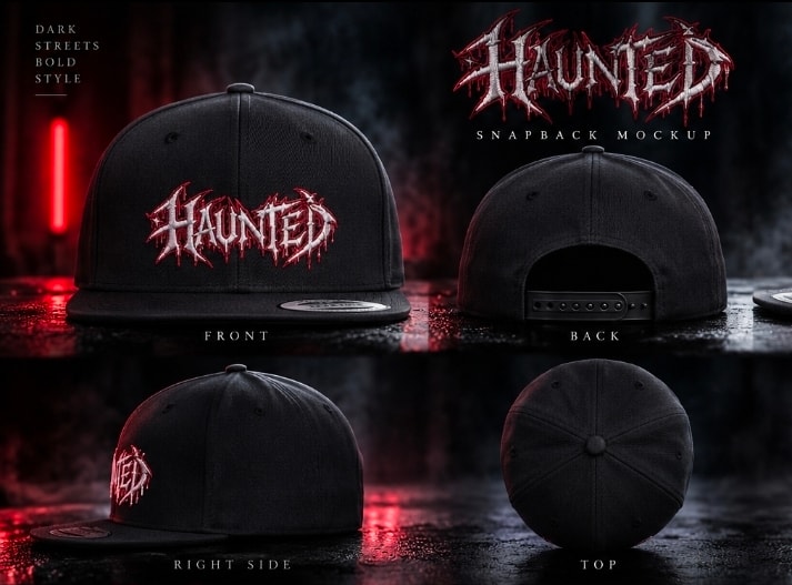 Haunted Script Snapback