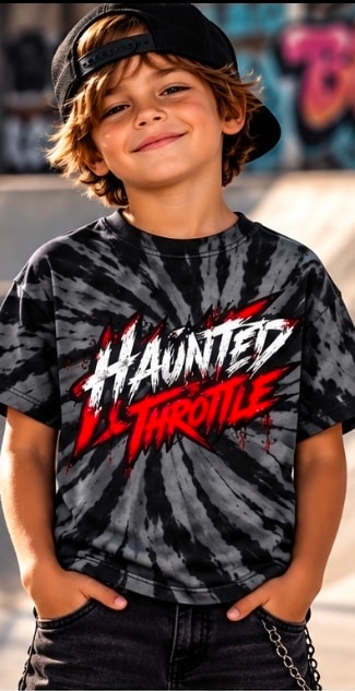 Haunted Thrill Youth Graphic Tee
