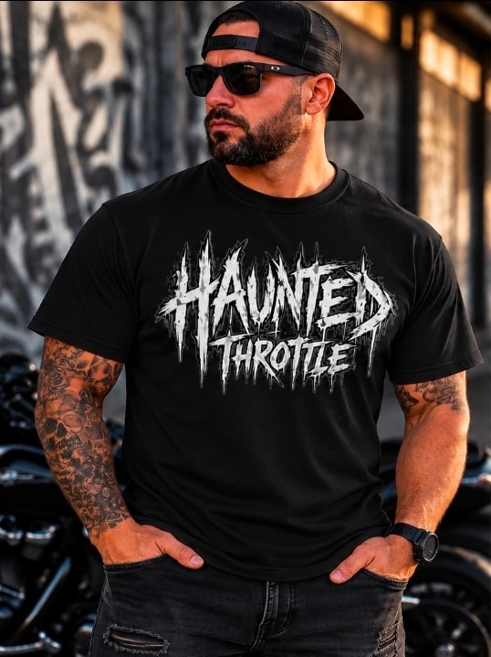 Haunted Throttle Graphic Tee