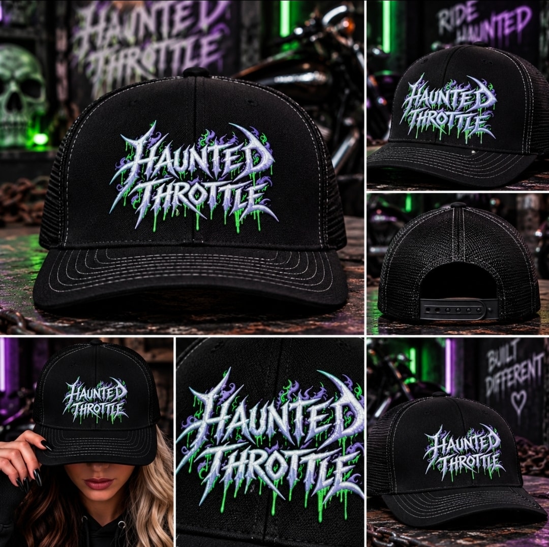 Haunted Throttle Snapback Cap