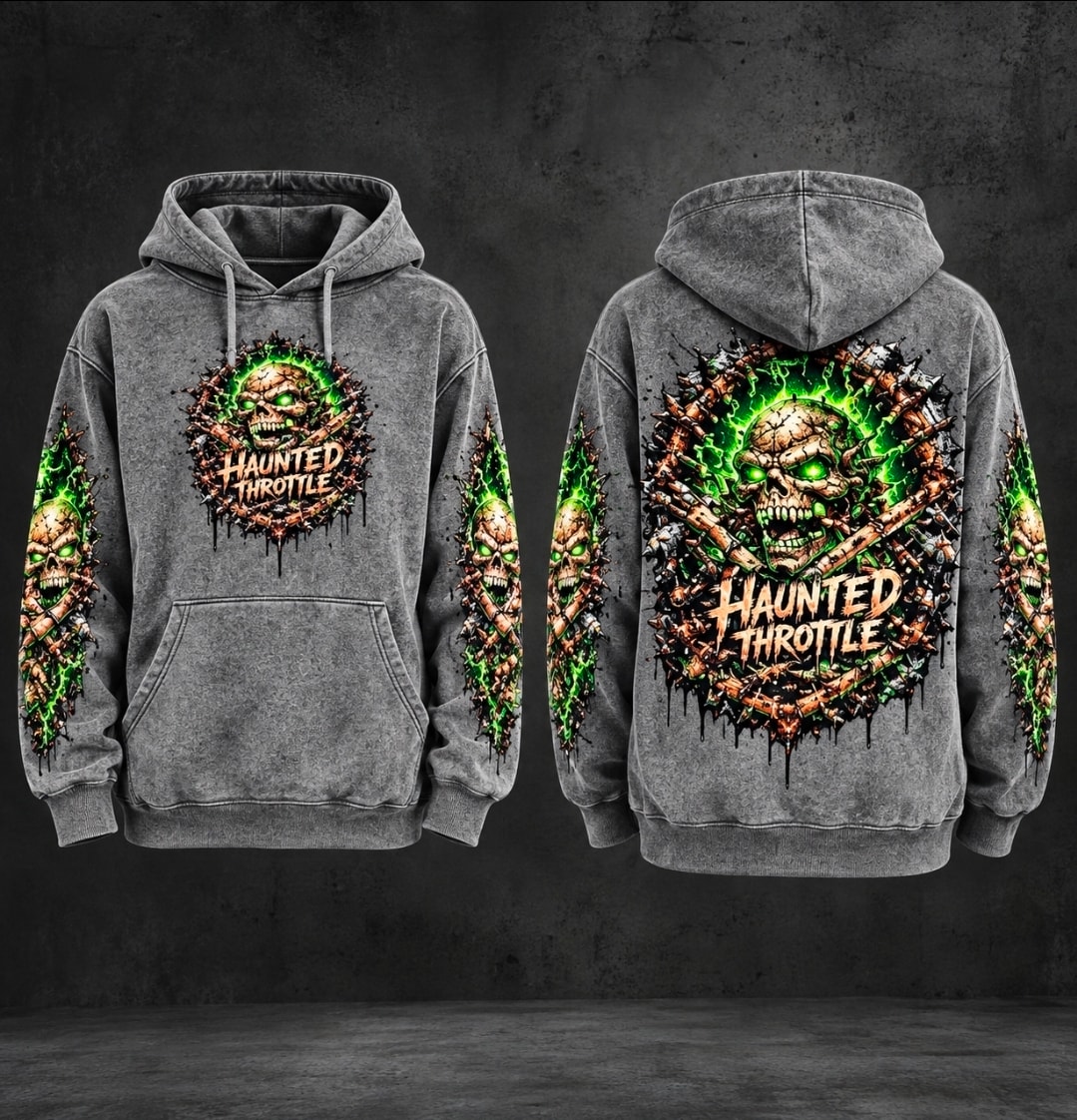 Haunted Timber Wreath Hoodie