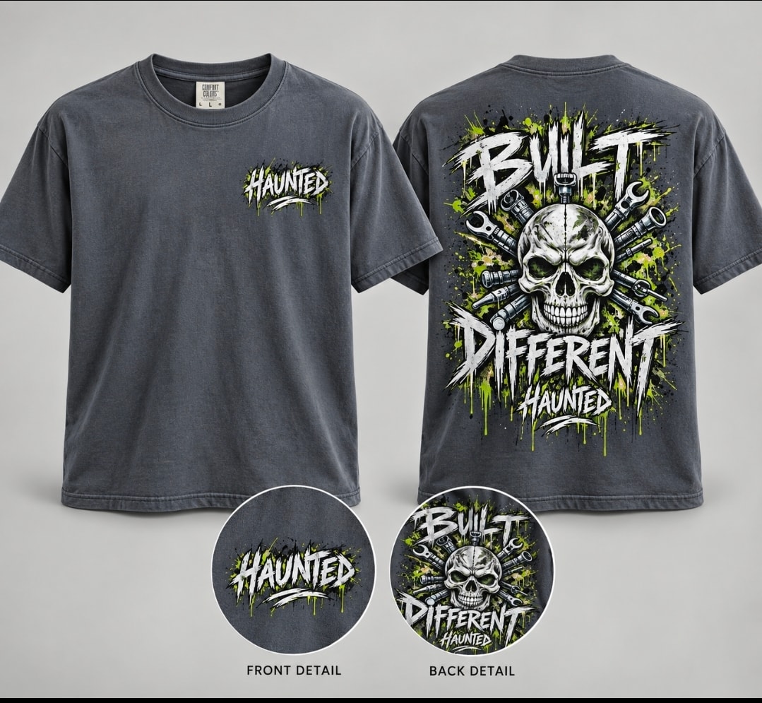 Skull Bullet Different Graphic T-Shirt