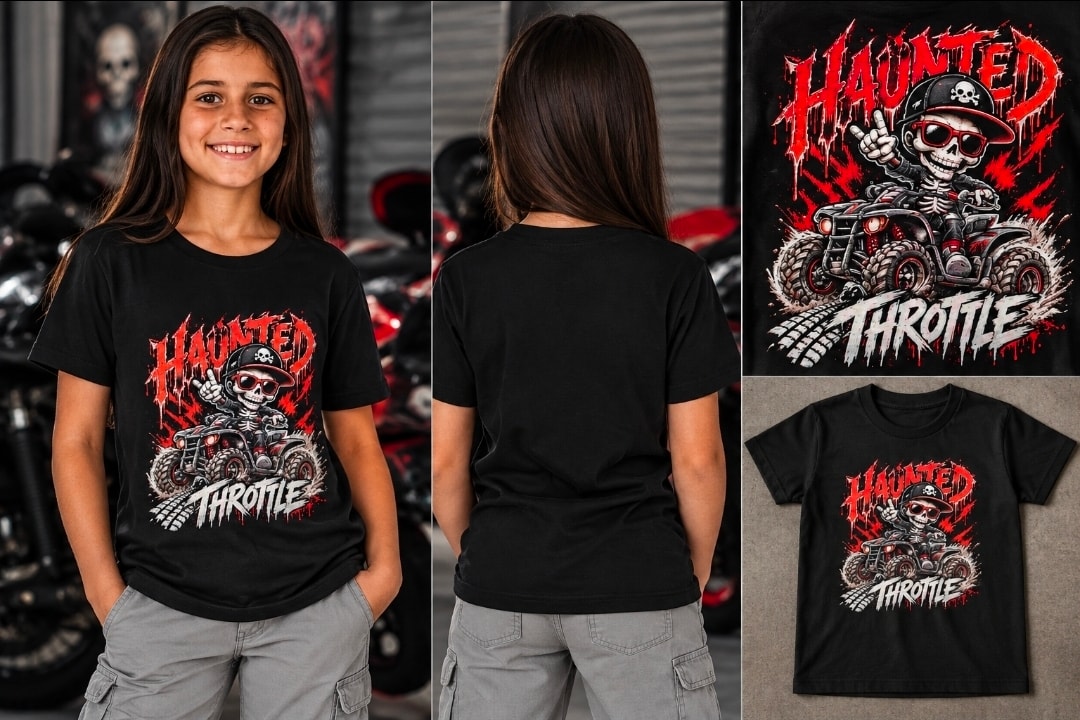 Youth Skull ATV Racing Tee
